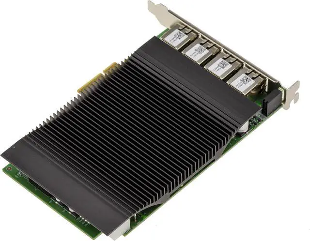 Alt view image 2 of 6 - Kalea-INFORMATIQUE PCIe x4 Network Controller Card with 4 5 Gigabit RJ45 Ports Power Over Ethernet (PoE+) 30W Per Port, Realtek RTL8126 Chipset
