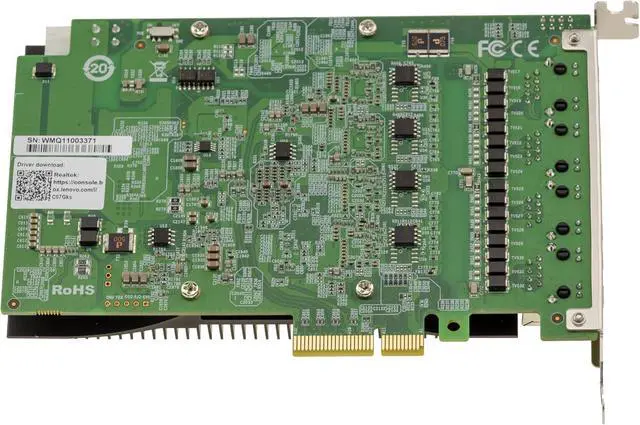 Alt view image 5 of 6 - Kalea-INFORMATIQUE PCIe x4 Network Controller Card with 4 5 Gigabit RJ45 Ports Power Over Ethernet (PoE+) 30W Per Port, Realtek RTL8126 Chipset
