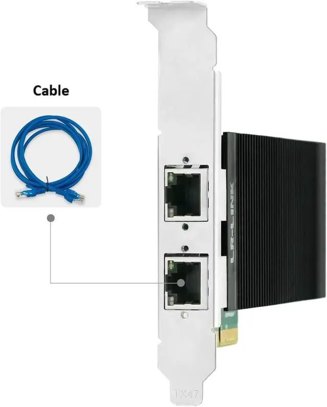 Alt view image 3 of 5 - PCIe x4 Dual-Port Copper Gigabit Industry Ethernet Adapter