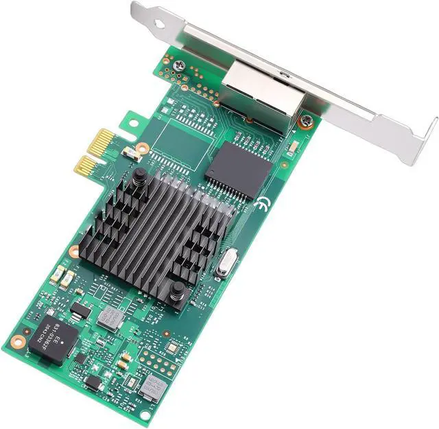 Alt view image 6 of 7 - GOWENIC Gigabit Network Card, Dual RJ45 Ports PCIE 2.0 X1 Ethernet Adapter with T2 Controller Chip, for wins Servers Desktops Industrial PCs