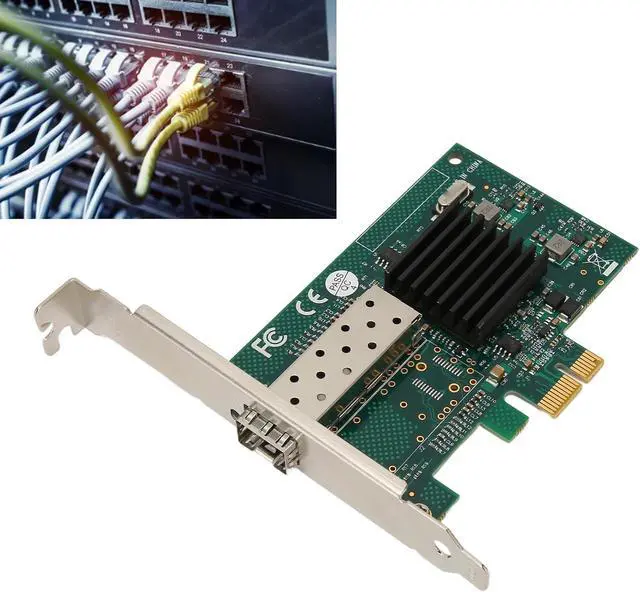 Alt view image 5 of 7 - PCIe X1 Single SFP Port Network Card,Gigabit Ethernet Technology Single SFP Port Network Card,Reducing Power Consumption Server, for Linux