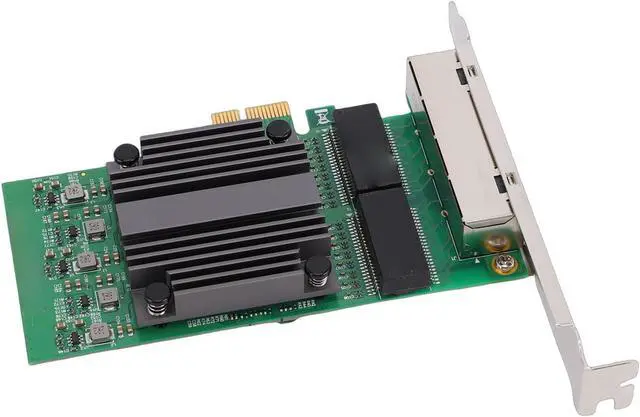 Alt view image 3 of 7 - SUNGOOYUE PCIe X1 4 Port Network Card, Gigabit Ethernet Adapter with 82571 Chip and 4 RJ45 Ports, for Industrial PCs and Servers