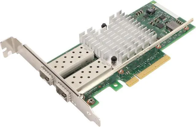 Alt view image 3 of 7 - 10Gb SFP + PCI-E Dual Port Network Card with Chip, Stable Transmission, Compatible with // VMware, default