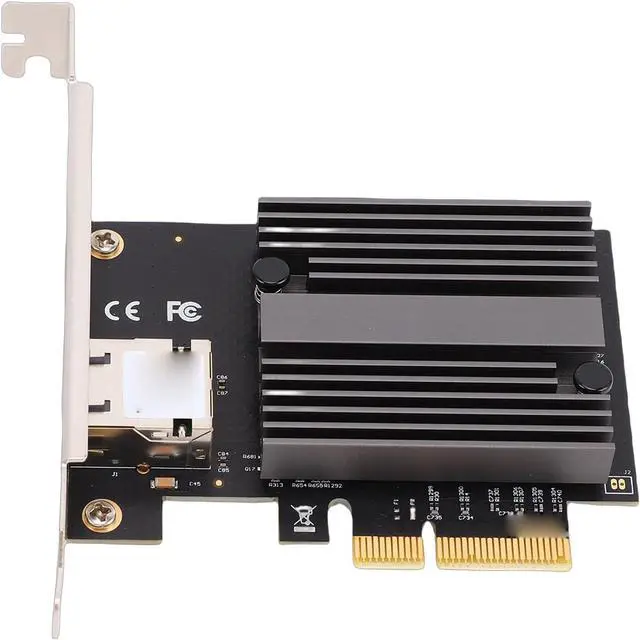 Alt view image 2 of 7 - 10G Wired Network Card Efficient Heat Dissipation Versatile Network for Multiple Device Compatibility