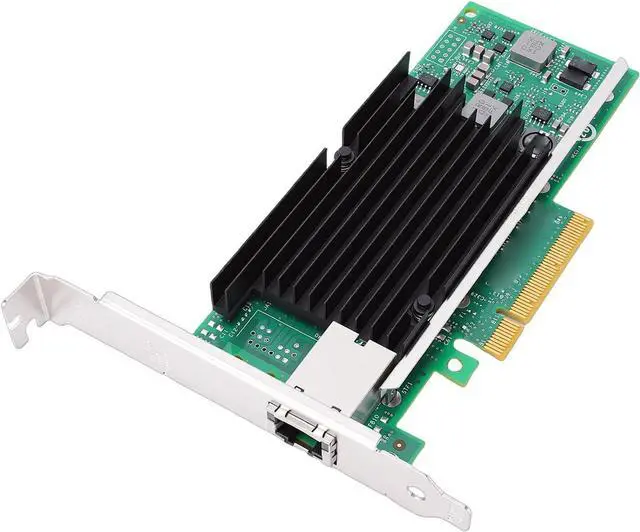 Alt view image 5 of 7 - 10Gb PCIE Network Card, X540 T1 Controller Chip with Intelligent Offload Technology, Single RJ45 Port for VMware Server