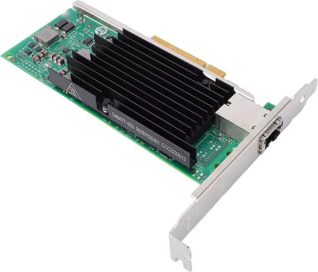 Alt view image 7 of 7 - 10Gb PCIE Network Card, Equipped with X540 T1 Chip Single RJ45 Port Ethernet Adapter 100MbE, with Intelligent Offload Technology