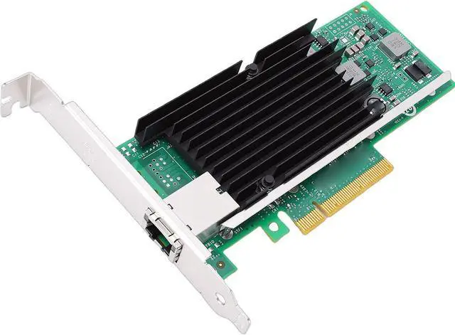 Alt view image 3 of 7 - 10Gb PCIe Card, X540 T1 Controller, RJ45 Port, 10 100 1000Mbps Ethernet Adapter, Single Copper Port, with Intelligent Offload Technology, for VMware