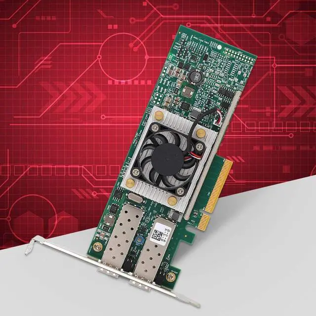 Alt view image 3 of 7 - for Broadcom BCM57810S SFP Network Card 10GB Dual Port Optical Fiber Network Card 10Gbps for Computer