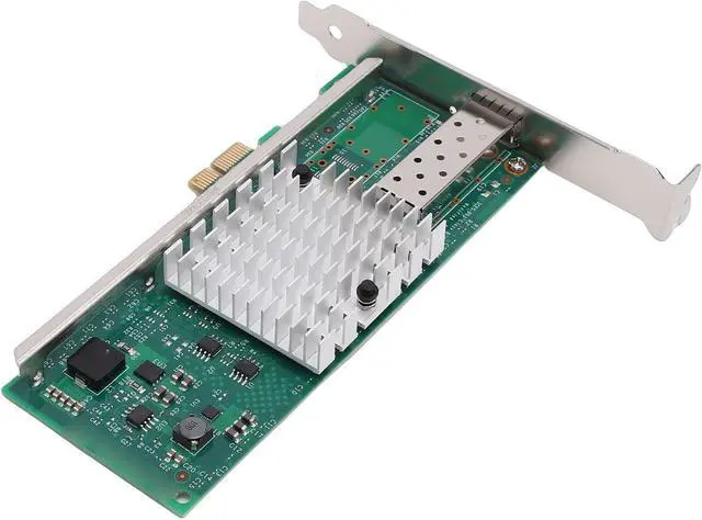 Alt view image 6 of 7 - PUSOKEI PCI Express Network Card, Single SFP + Port, Support for 82599EN Chip, Compatible with Wins Server, Linux, VMware for Data Center and Home Server