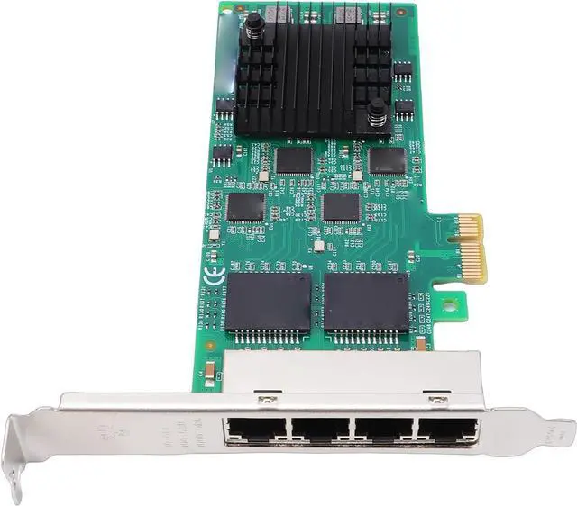 Alt view image 5 of 7 - Gigabit Network Card, PCIe 2.1 x1 Ethernet Adapter with 4 RJ45 Ports, for Server Desktop and Industrial Applications