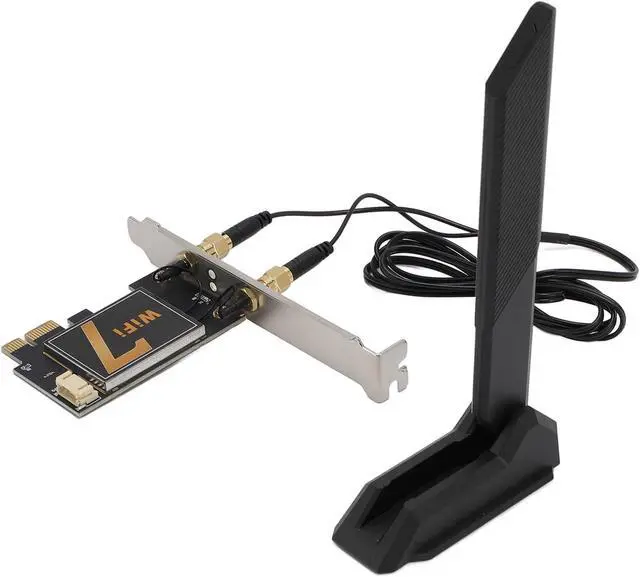 Alt view image 3 of 7 - Network Card,8774Mbps 2.4G 5G 6G PCI Express Card,Triple Frequency Gigabit 7 PCI Express Card (with 12D Foldable Extension Antennae)