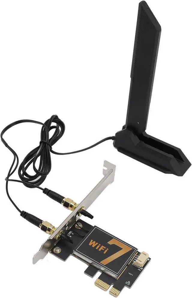 Alt view image 4 of 7 - Network Card,8774Mbps 2.4G 5G 6G PCI Express Card,Triple Frequency Gigabit 7 PCI Express Card (with 12D Foldable Extension Antennae)