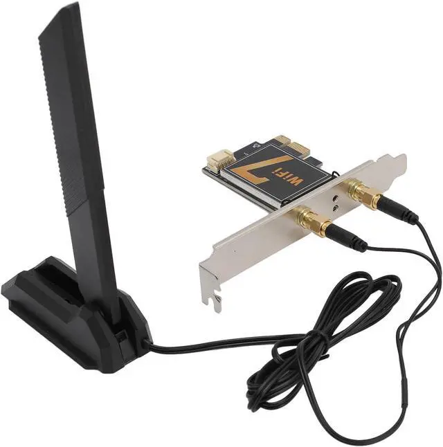 Alt view image 5 of 7 - Network Card,8774Mbps 2.4G 5G 6G PCI Express Card,Triple Frequency Gigabit 7 PCI Express Card (with 12D Foldable Extension Antennae)