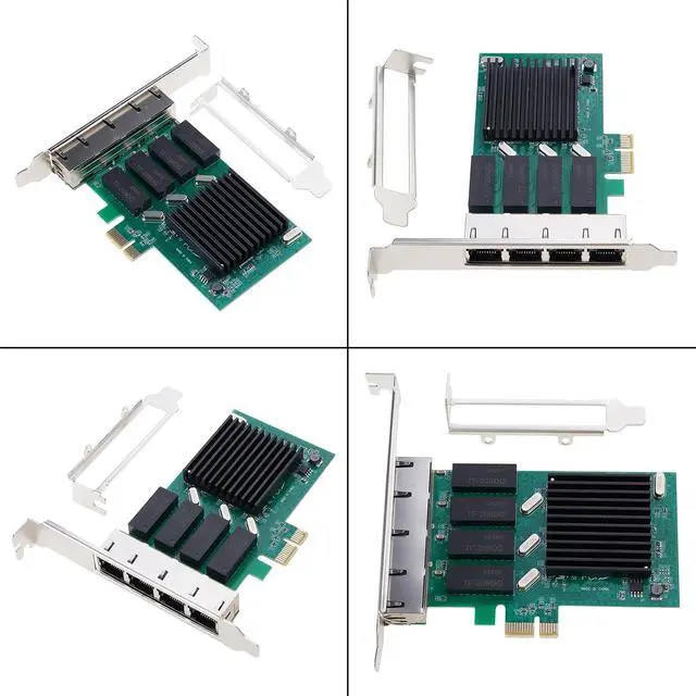 Alt view image 2 of 7 - PCIE Card 2500Mbps Gigabit Card 10/100 / 1000Mbps RTL8111H RJ45 PCI-E 2.5G Adapter Express Adapter