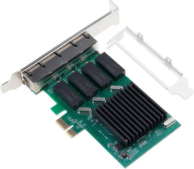 Alt view image 3 of 7 - PCIE Card 2500Mbps Gigabit Card 10/100 / 1000Mbps RTL8111H RJ45 PCI-E 2.5G Adapter Express Adapter