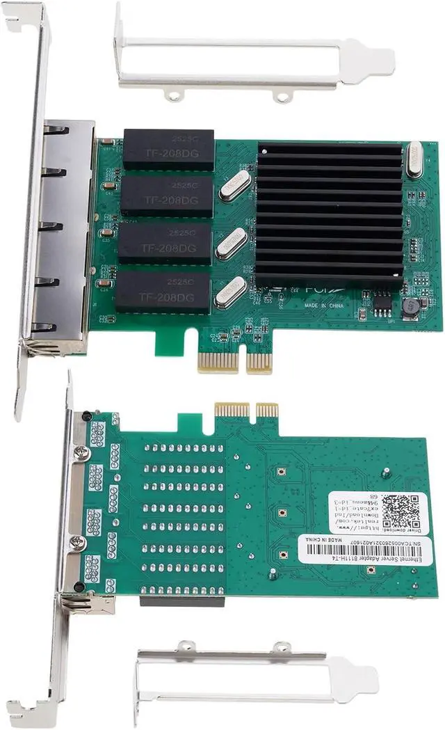Alt view image 6 of 7 - PCIE Card 2500Mbps Gigabit Card 10/100 / 1000Mbps RTL8111H RJ45 PCI-E 2.5G Adapter Express Adapter