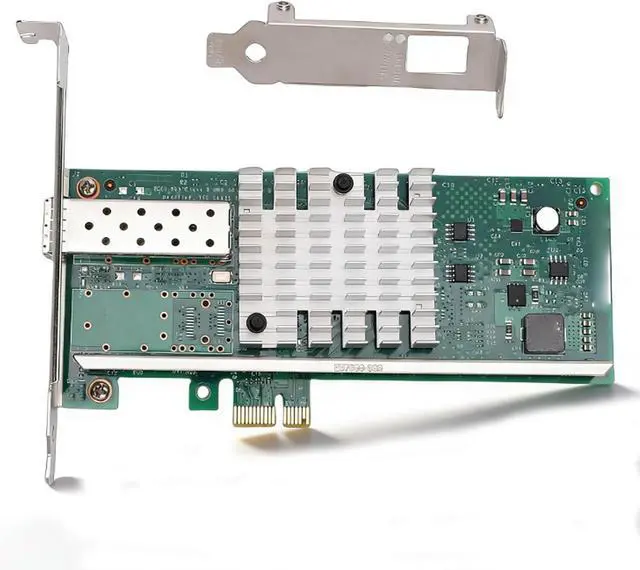 Main image of LICAEVEY 10GB PCI Express X1 Network Card, Single SFP Port Fiber Ethernet Adapter, Support for 82599EN Chip for Wins Server VMware