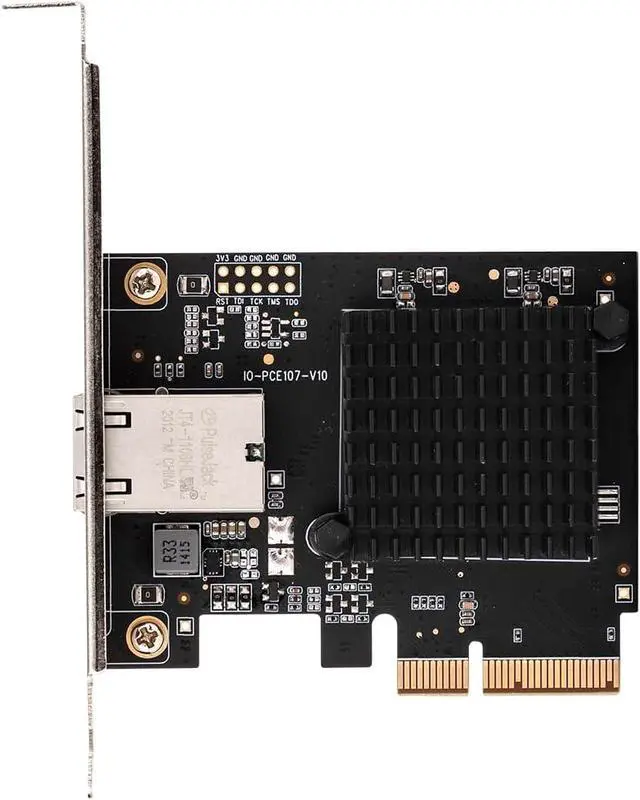 Alt view image 6 of 7 - 1 Port 10 Gigabit Ethernet Network Card - PCIe x4 10Gb 10GBASE-T NIC AQTION AQC107-10Gbps Ethernet PCI-Express x4 Adapter SD-PEX24055