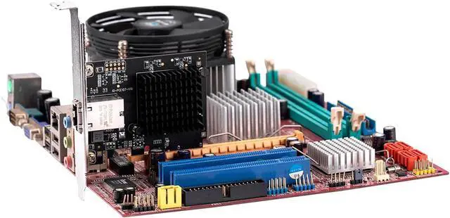 Alt view image 7 of 7 - 1 Port 10 Gigabit Ethernet Network Card - PCIe x4 10Gb 10GBASE-T NIC AQTION AQC107-10Gbps Ethernet PCI-Express x4 Adapter SD-PEX24055