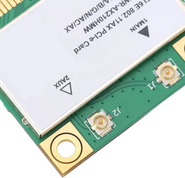 Alt view image 5 of 7 - Wireless Network Card 5374M, 2400MBps to 6Ghz, Mu Mimo Multi Threading Technology, WiFi 6E 5G Three Frequency Gigabit, PCB WiFi Card, BT5.2 is Suitable for Laptop Computers