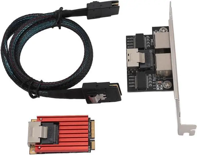 Alt view image 3 of 7 - Fast Heat Dissipation Pci Express Ethernet Card With Dual Port And Fast Data Transfer For Server/PC