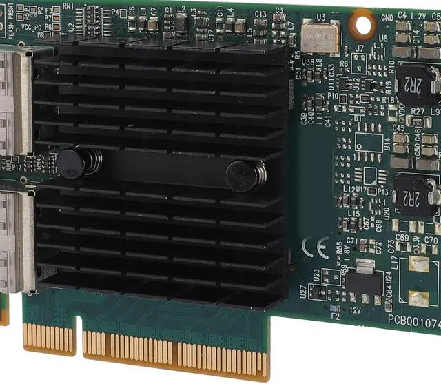 Alt view image 7 of 7 - 40Gb Ethernet PCIe Card High Performance Dual Port Network Adapter for Data Centers Cloud Computing Fiber Optic Connectivity PCI Express 3.0 X8 Interface