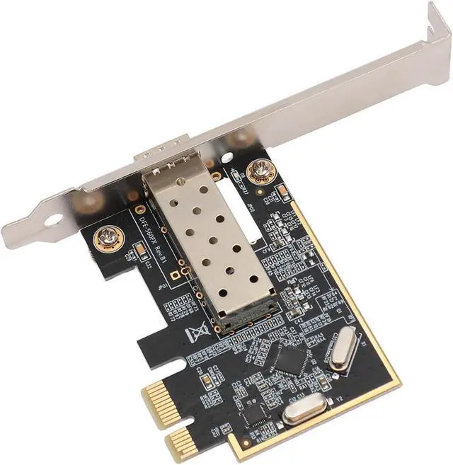 Alt view image 4 of 5 - PCI-E Ethernet Network Card, Stable 1000MB Transmission for Desktop PC Fiber SFP Adapter