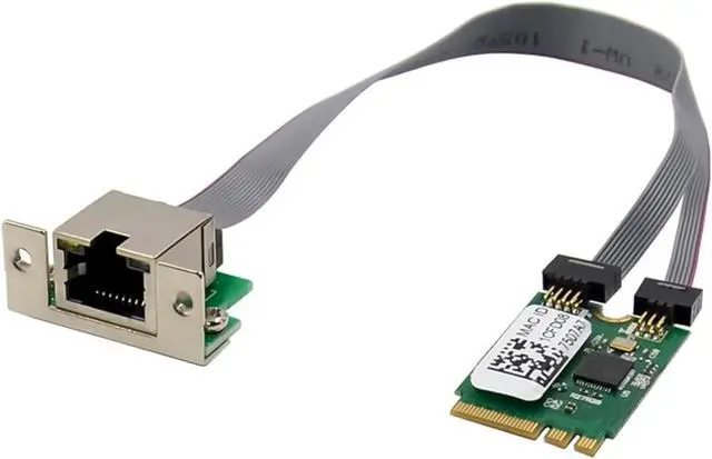 Alt view image 3 of 6 - 3X M.2 A+E Key 2.5G Ethernet LAN Card RTL8125B Industrial Control Network Card PCI Express Network Adapter