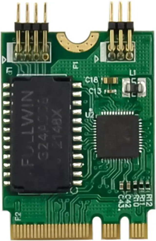 Alt view image 2 of 6 - 6X Mini PCIE Network Card M.2 A+E to RTL8111F Gigabit Ethernet Card Single Port RJ45 Ethernet Network Card