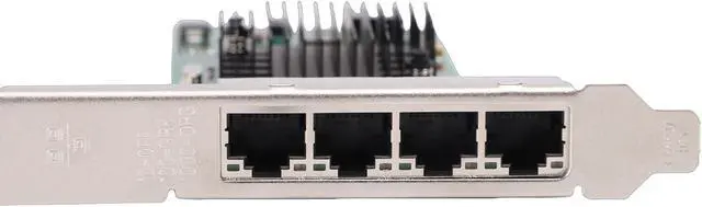 Alt view image 6 of 7 - Yunseity 1G Gigabit Network Card, 4 Port PCI Express 2.0 X4 Ethernet Adapter with Large Receive and Transmit Buffers, for Servers Desktops and Industrial Setups