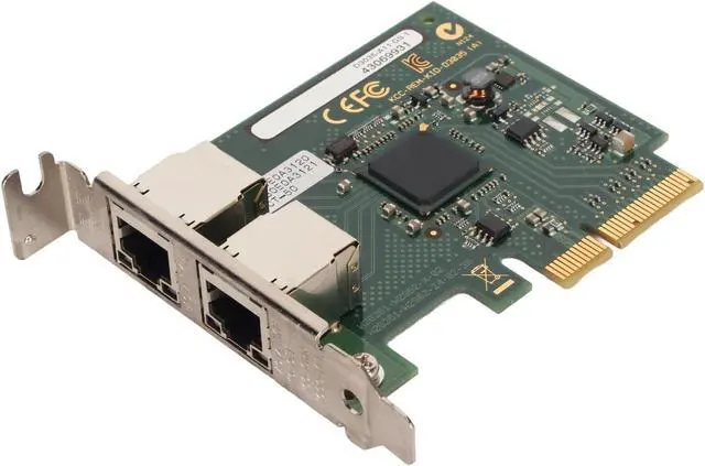 Main image of Server Network Adapter 10 100 1000Mbps 2 RJ45 Remote Wake Up Self Adaptive PCIe Network Card for Gigabit, Professional Accessories