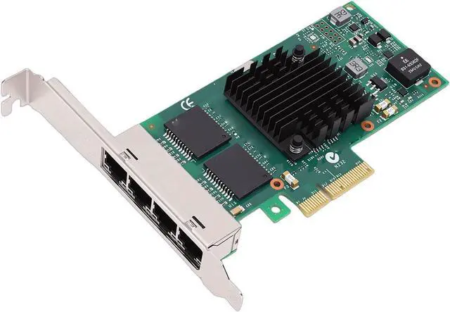 Alt view image 3 of 7 - 1G Gigabit Network Card with Efficient Computing, Support for 4 RJ45 Ports, Comprehensive Compatibility for Servers and Desktops