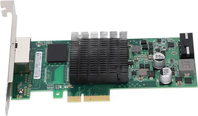 Alt view image 5 of 5 - Gigabit Network Card, POE Power Supply RJ45 Interface Ethernet Cards Support for PCISlG/SRIOV Function Stable Computer Supplies for Server