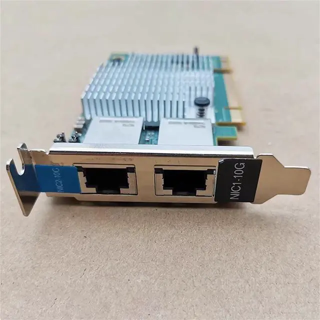 Alt view image 2 of 3 - for X540-T2 PCI-E X8 10G Dual Port 10 Gigabit RJ45 Interface Network Card YZCA-00311-101(with High Profile)