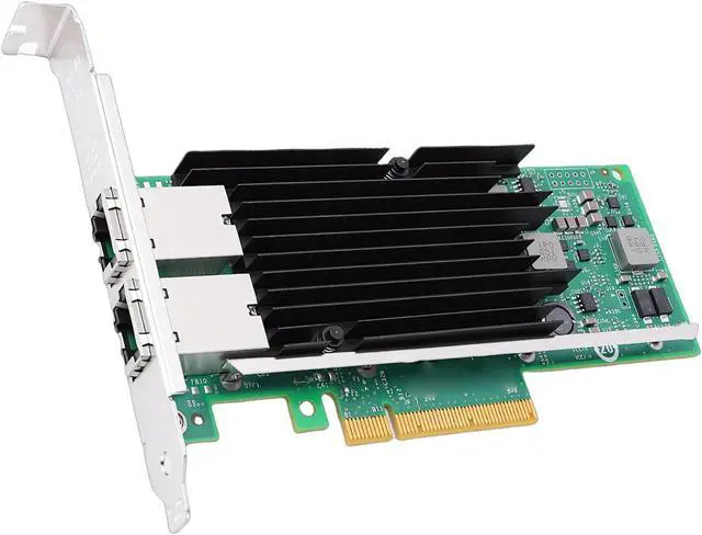 Alt view image 6 of 7 - CUIFATI Dual RJ45 Port 10Gb Network Card, X540 T2 Controller, PCIe 3.0 X8, Compatible with Linux ESXi, with Profile Bracket, for Server Data Center
