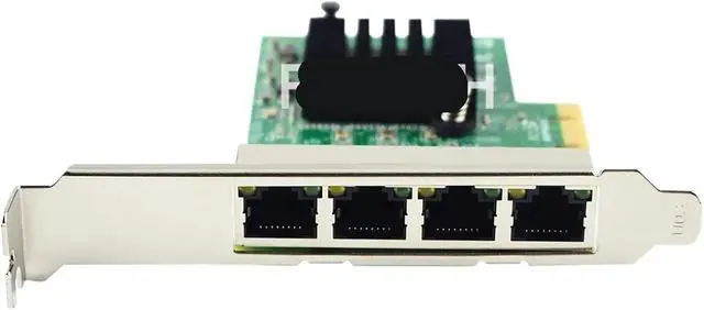 Alt view image 3 of 3 - RTL8111GN 4 Port 10/100/1000M PCIe x1 Gigabit Ethernet Network Card Adapter for Desktops RTL8111F Four Port(NA8111F-T4)