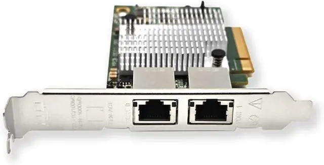 Alt view image 4 of 5 - 10G X540-T2 Ethernet Network Card Double Port Copper RJ45 Chipset PCIe x8 10G Port Support for NAS Extend Adapter