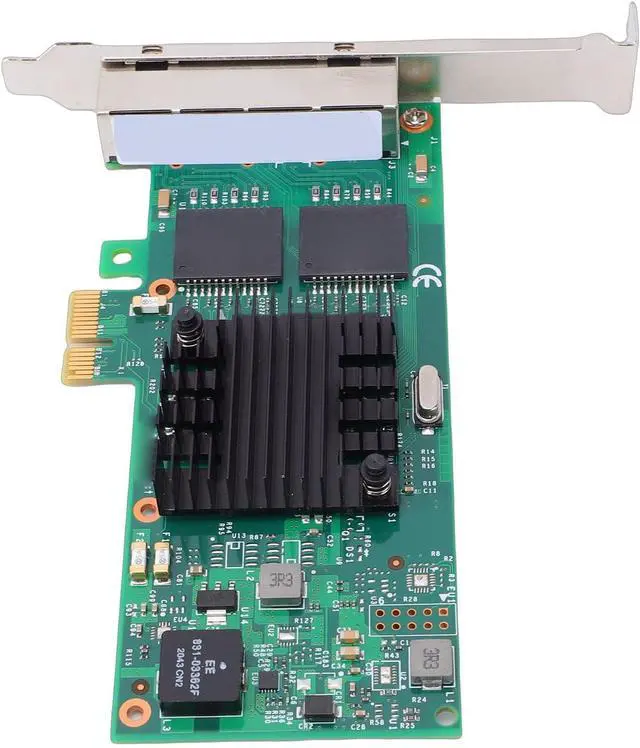 Alt view image 3 of 7 - SUNGOOYUE PCI Express Network Card, 4 RJ45 Ports PCIE 2.1 X1 Network Adapter with Low Profile Brackets, for Server Desktop PC Industrial Applications