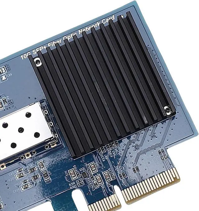 Alt view image 7 of 7 - Pomya 10Gbps PCIe NIC Card, Fiber Optic Network Card with SFP Port for Server Workstation, Support IEEE 802.3ae PXE Boot PCI Express 3.0