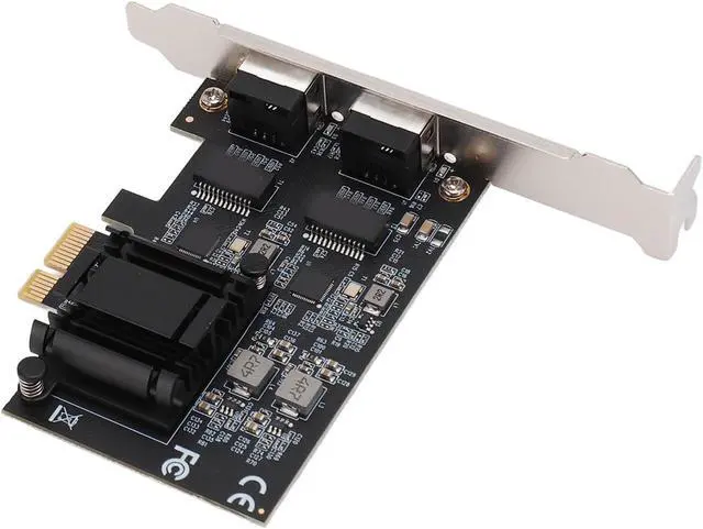 Alt view image 7 of 7 - Gugxiom 2.5G Base T PCIe Network Card with RTL8125B, Dual Port RJ45 LAN Ethernet Adapter, 2500/1000/100Mbps, Support PXE, for PC Server