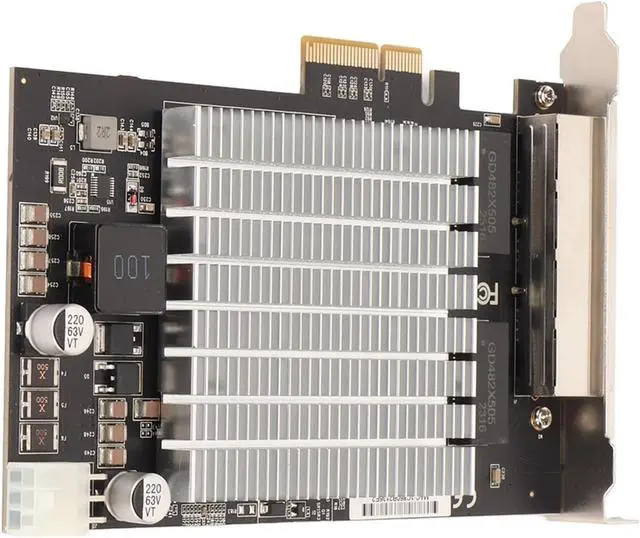 Alt view image 7 of 7 - JTLB PoE Network Card 4 RJ45 Ports PCIe Slot 2.5G 30W Over 328ft Distance Gigabit Ethernet Card for Computer Industry