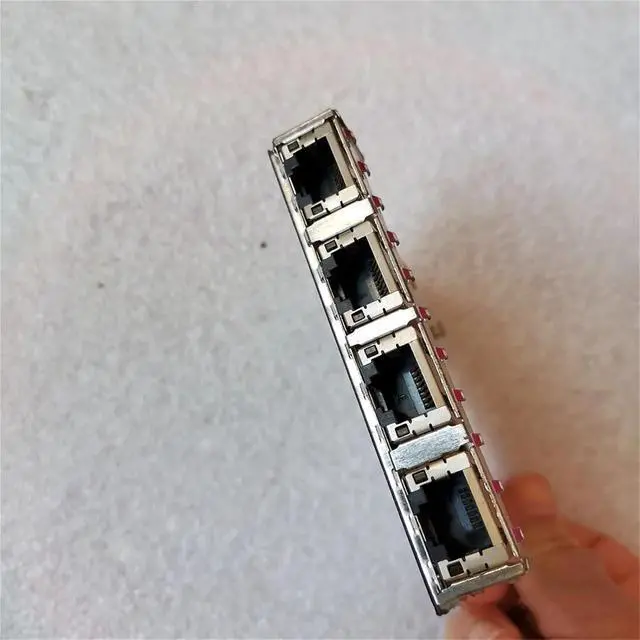 Alt view image 4 of 4 - R1XFC 0R1XFC I350-T4 I350AM4 for R620 R720 R720XD Server Four-Port Gigabit Network Card Module Chip
