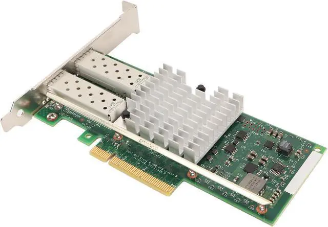 Alt view image 6 of 7 - Server Adapter, Plug and Play 10Gbps PCIe Network Adapter High Speed Low Latency PCle V2.0