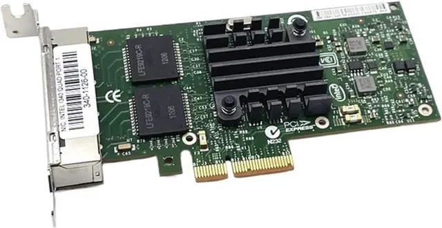 Main image of I340-T4 E1G44HTBLK 4-Port Gigabit Network Card ESXI Home Gigabit Network Card Ethernet Soft Routing Server Network Card