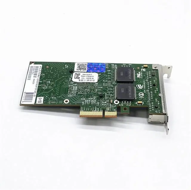 Alt view image 2 of 6 - I340-T4 E1G44HTBLK 4-Port Gigabit Network Card ESXI Home Gigabit Network Card Ethernet Soft Routing Server Network Card