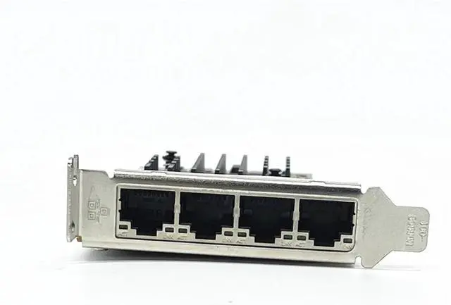 Alt view image 3 of 6 - I340-T4 E1G44HTBLK 4-Port Gigabit Network Card ESXI Home Gigabit Network Card Ethernet Soft Routing Server Network Card