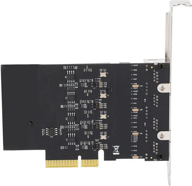 Alt view image 5 of 7 - 4 Port Gigabit Ethernet Card Excellent Heat Dissipation for Desktop and Workstation High Quality NIC Adapter