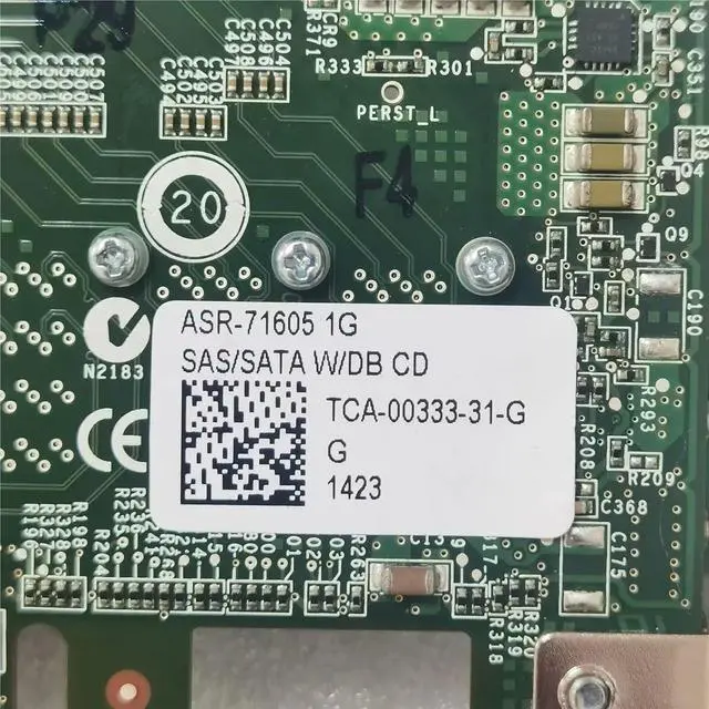 Alt view image 6 of 6 - Suitable ForASR - 71605 Array Card 1G Cache + Flash Battery 9361-16i 16 Disk RAID Card