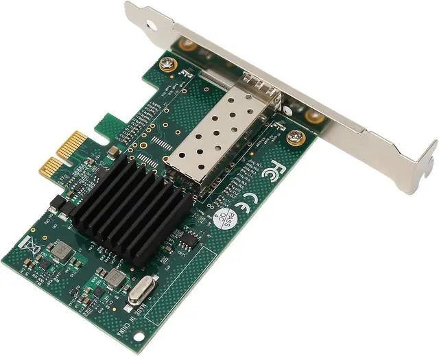 Alt view image 4 of 7 - for PCIe X1 Single SFP Port Network Card, 1000Mbps LC Port, PCI Express Ethernet LAN Adapter, Compatible with Linux