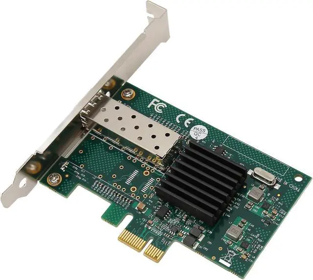 Alt view image 2 of 7 - for PCIe X1 Single SFP Port Network Card, 1000Mbps LC Port, PCI Express Ethernet LAN Adapter, Compatible with Linux